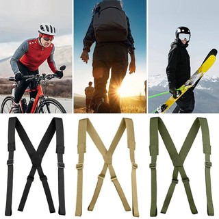 Thắt lưng thuế TRACELIOIAN, Dây đeo dụng cụ hình chữ Y màu trơn, Dây đeo vai Nylon có thể điều chỉnh bền bỉ