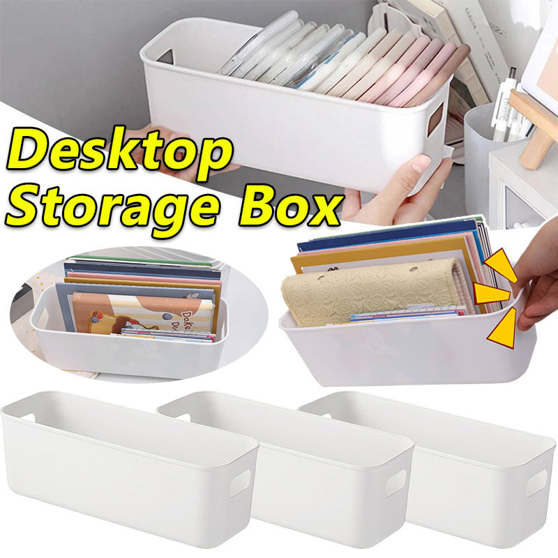 3 / 6 / 10 Chiếc Hộp Bảo Quản Máy Tính Để Bàn Có Tay Cầm / Đồ Vặt Sắp Xếp Thùng Tiết Kiệm Không Gian / Tủ Quần Áo Ngăn Kéo Phân Loại Giỏ