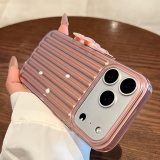 Ốp điện thoại silicon mềm mạ bạc màu hồng cho iPhone 17Promax 17Pro 12 13 14 15 Pro Max 16Promax Vỏ điện thoại di động nam nữ chống sốc