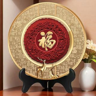 Tranh Trang Trí Trang Trí Phòng Khách Tủ Tivi Tủ Tết Nguyên Đán Nhân Vật Fu Ngôi Nhà Thịnh Vượng Quà Tặng Năm Mới Trang Trí Nhà Cửa 25.12.2