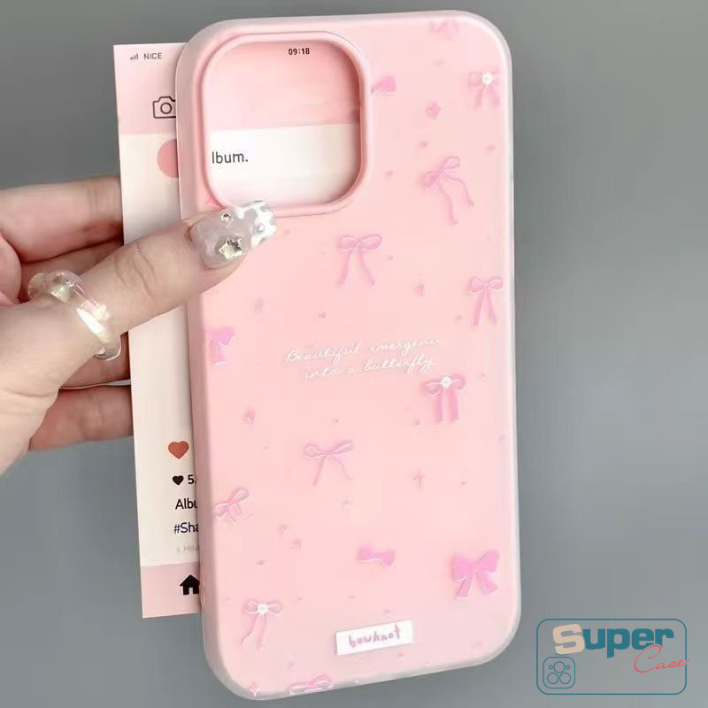 Ốp Lưng Samsung A07 A16 A17 A05 A05s A06 A34 A13 A03s A26 A14 A54 A53 A15 A56 A13 A03 A35 A36 A55 A04s A04 A32 A24 A22 Nơ Dễ Thương Ngọt Ngào Hoa Nhiều Màu Sắc Silicon 2 in1 Bao