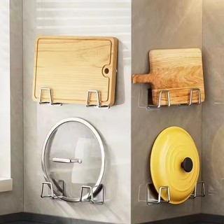 2 / 4 / 6 Giá xốp bồn rửa chén nhà bếp bằng thép không gỉ - Móc lưu trữ thoát nước tự dính đa chức năng