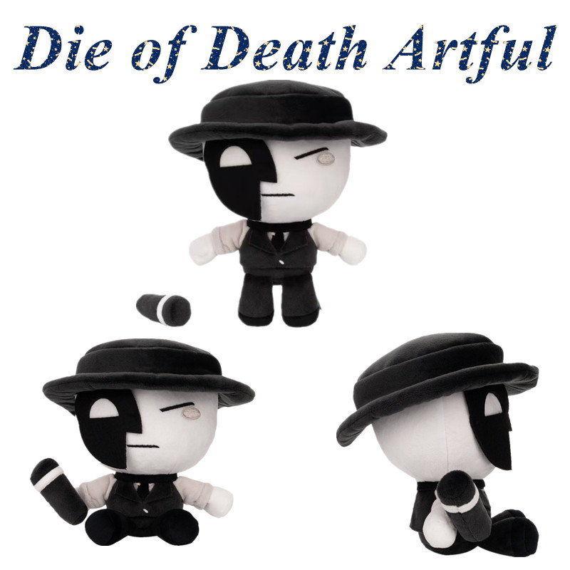 VOSTEVAS Artful Plush, Suave Die of Death Peluche Juguetes, Nuevo Artful Figura Morir de Muerte Juego Peluches, Regalos para Niños y Fans