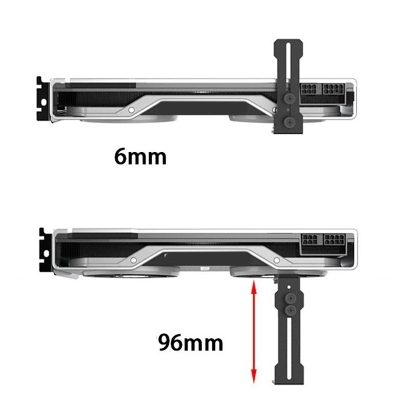 Card đồ họa Giá đỡ GPU Chiều cao có thể điều chỉnh chống chảy xệ Hỗ trợ Card đồ họa PC Chất Liệu Kim Loại Hàng New