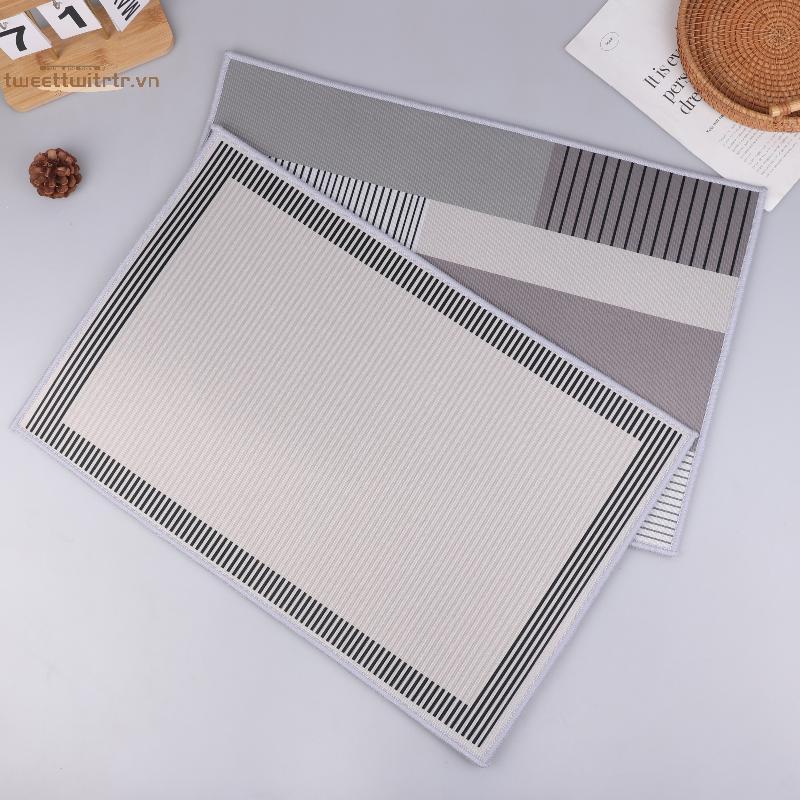 TRTR Phong Cách Đơn Giản Diatomite Thảm Phòng Tắm Hộ Gia Đình Cửa Phòng Tắm Cửa Hút Nước Nhanh Khô Dễ Dàng Chăm Sóc Thảm Chân Thảm VN