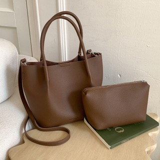 GS4 Cổ Điển Nữ Da Tote Túi Thời Trang Di Động Túi Xách Tay Có Thể Tháo Rời Dây Đeo Túi Đeo Ngang SG4