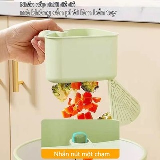 Giỏ Lọc Rác Bồn Rửa Chén Hình Tam Giác Hút Chân Không Gắn Bồn Rửa Bát Không Cần Khoan Siêu Tiện Dụng