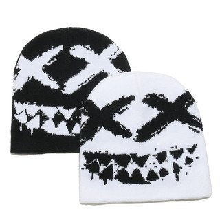 Mũ beanie dệt kim Hip-Hop Grimace - Áo chui đầu mùa đông đường phố cổ điển dành cho nam