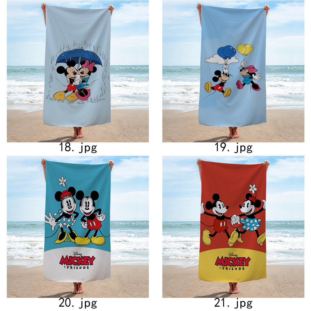 Khăn tắm chuột Mickey, Khăn tắm bể bơi đi biển, Quà tặng kỷ niệm sinh nhật