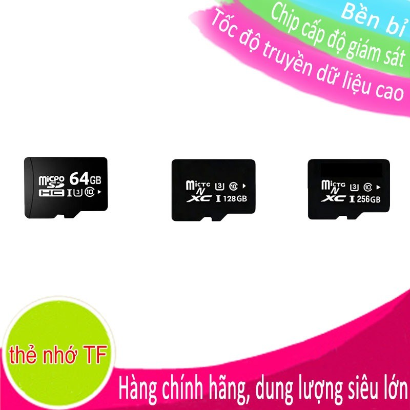 Thẻ Nhớ Tốc Độ Cao, Thẻ TF, Thích Hợp Cho Loa, Camera 64GB 128GB 256GB 512G