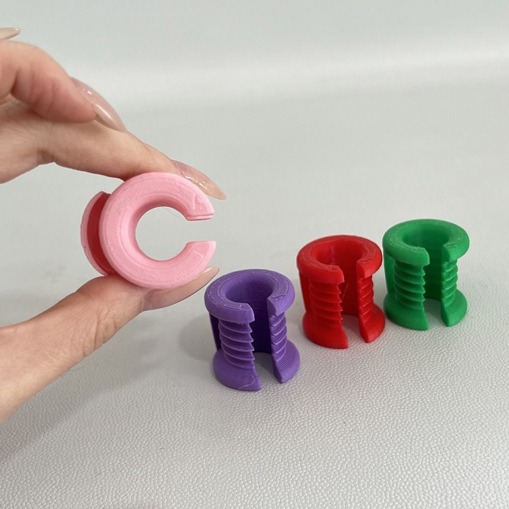 Tay áo ngón tay SMILE, Mini DIY Móc móc bảo vệ ngón tay, Máy may bảo vệ ngón tay đan di động