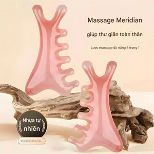Dụng cụ mát xa da mặt Máy mát xa đầu chống lão hóa Máy cạo cổ Gua Sha để thư giãn nâng và săn chắc da Lý tưởng