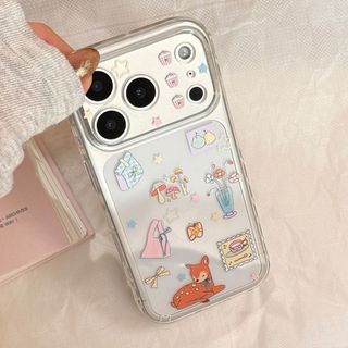Ốp Lưng Cho IPhone 11 12 15 14 16 13 17 Pro Max XR X XS Max 8 16 7 14 Plus SE 2020 Ốp lưng điện thoại hình cáo dễ thương