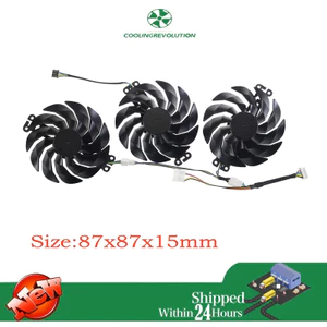 3 CHIẾC TH9215S2H-PDB01 DC12V 0.45A Quạt Card Video Cho Galax GeForce RTX 3070 Card Đồ Họa Quạt Làm Mát