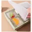 Khay đá silicone 6 ô lớn có nắp, chất liệu mềm dẻo dễ lấy đá (mỗi viên 4.5cm)