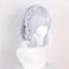 Tóc giả mô phỏng da đầu cho cosplay Kamisato Ayaka - Genshin Impact, kiểu tóc xoăn bím dài gift