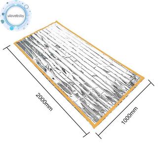 Ulovebsby Mới Di Động Chống Thấm Nước Khẩn Cấp Sinh Tồn Túi Ngủ Ngoài Trời Edc Cắm Trại Thiết Bị Bọc Nhiệt Sơ Cứu Cứu Bộ Chăn VN