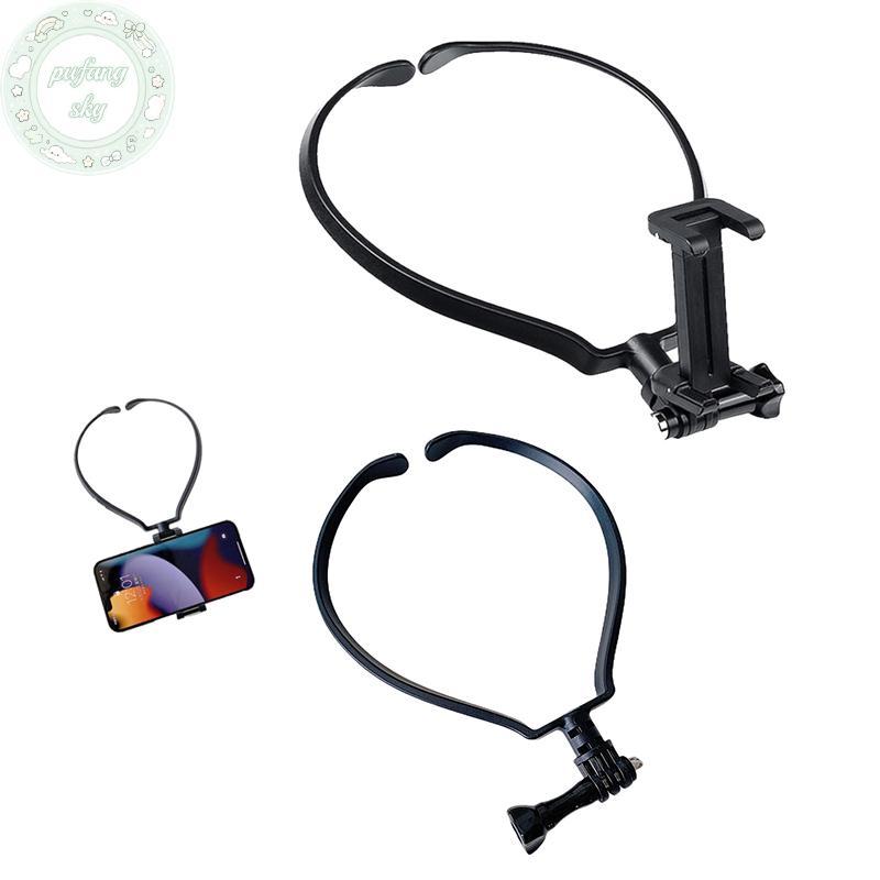 PUSKY Hands Free Đeo Cổ Giá Đỡ Lười Giá Đỡ Điện Thoại Đa Năng Gắn Cho 15ProMax Dock Station Chân Đế VN