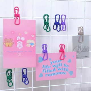 10 / 20 / 30 Cái Kẹp Thực Phẩm Nhiều Màu Sắc / Kẹp Túi Ăn Nhẹ Niêm Phong Mini / Kẹp Quần Áo Sấy Chống Gió