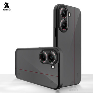 Dành Cho Redmi Turbo 3 / 4 Pro 5G / POCO F6 / F7 / X7 Pro 5G Ốp điện thoại Cứng Mờ Da-Feel Khung TPU Mềm Chống Sốc Mỏng