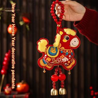 TRTR 2026 Cửa Năm Mới "Fu" Nhân Vật Cung Hoàng Đạo Mặt Dây Chuyền Túi Đựng Tiền Cá Trang Trí Lễ Hội Mùa Xuân Trang Trí Ngựa Năm Lễ Hội Trang Trí Phòng Khách VN