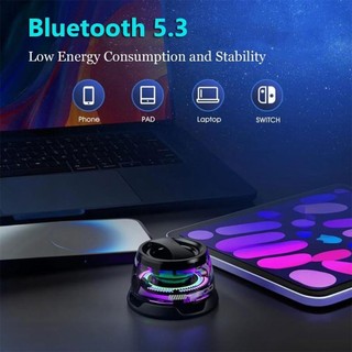 ngoài trời Loa Bluetooth từ tính, Loa G200 di động đa chức năng với đèn nhiều màu RGB Hiển thị hiệu ứng âm thanh vòm 3D
