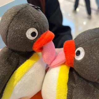 SS Pingu Trừu Tượng Chim Cánh Cụt Sang Trọng Búp Bê Dính Ra Lưỡi Sang Trọng Đồ Chơi Cho Bé Gái