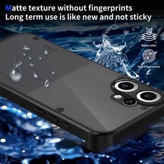 For Nothing CMF Phone 2 Pro 5G Ốp điện thoại cứng mờ Da-Cảm giác mềm Khung TPU chống sốc mỏng