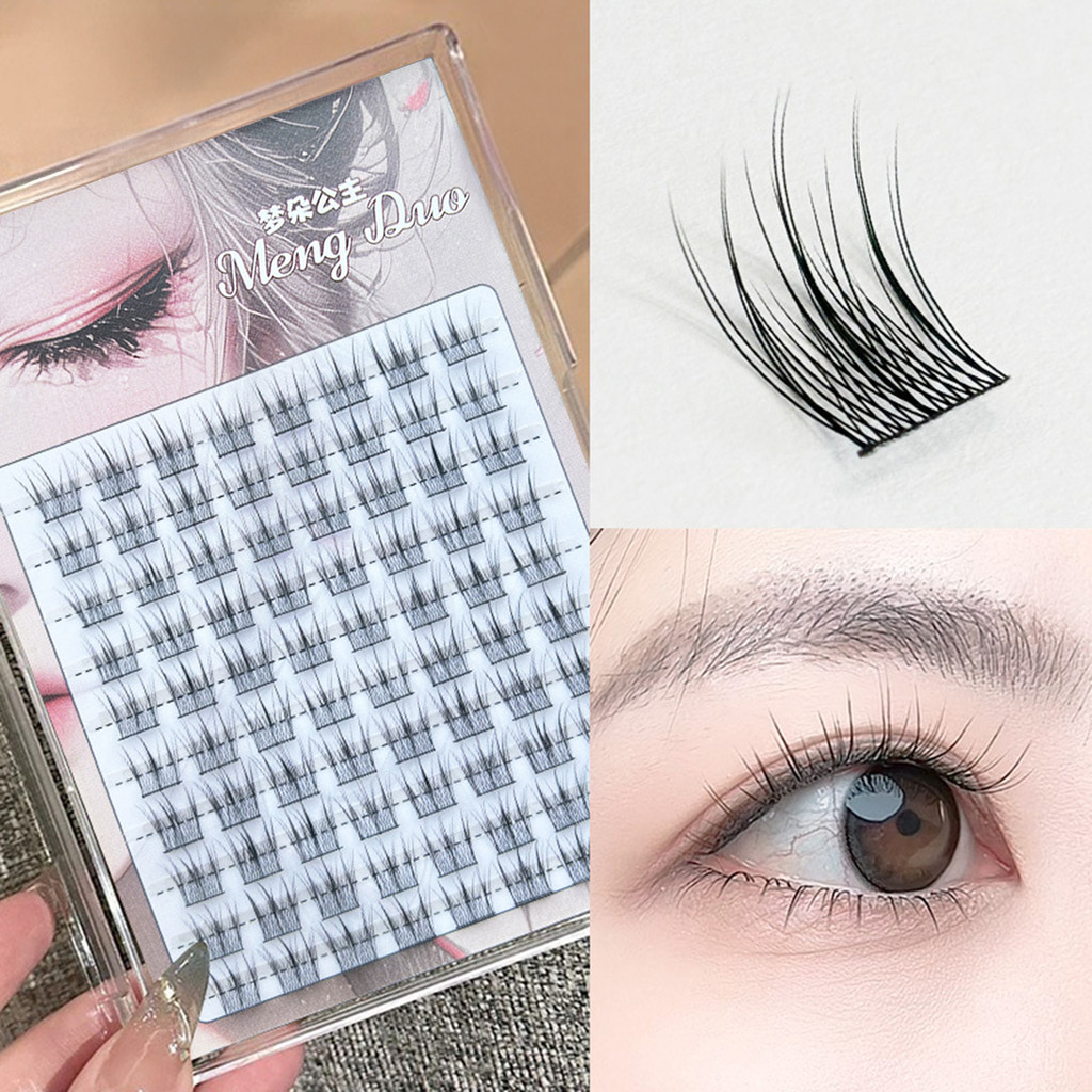 Cosplay tự nhiên Lông mi giả C Curl 12-14mm Cụm mi dành cho người đam mê mi hoặc người mới bắt đầu