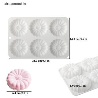 Airspecutin 3D Trái Tim / Ngôi Sao / Tròn / Vuông Hoa Pudding Silicone Mousse Khuôn DIY Món Tráng Miệng Khuôn Socola Dụng Cụ Trang Trí Bánh Máy Nướng EN