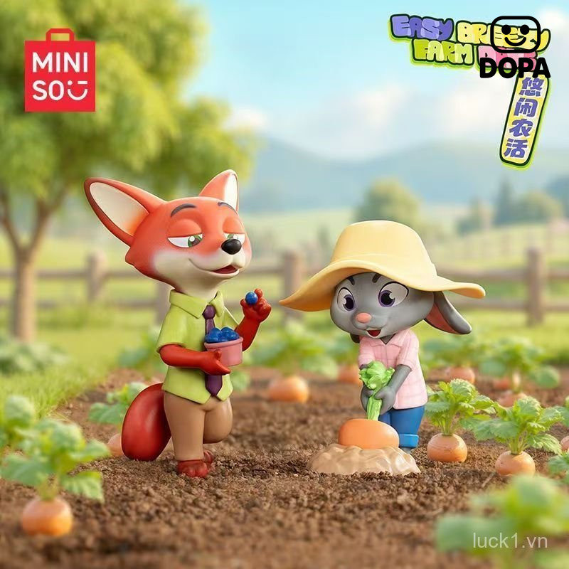 Bán Chạy MINISO Crazy Zoo Đối Tác Tốt Nhất Hộp Bí Ẩn Búp Bê Hàng Hóa Hình Hợp Thời Trang Chơi Trang Trí Quà Tặng Cô Gái