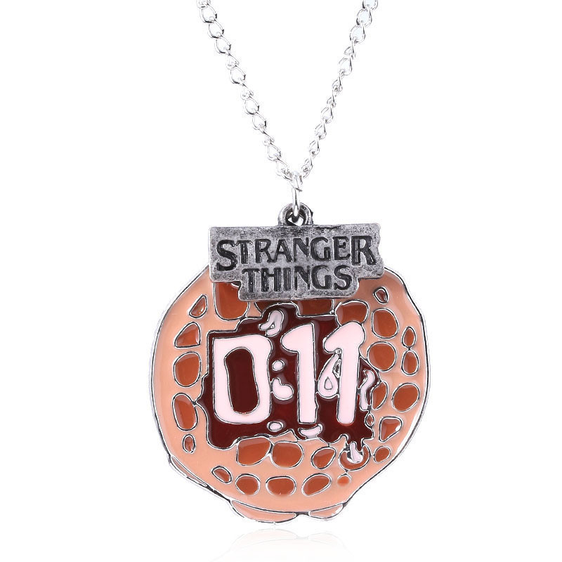 Vòng cổ Stranger Things với bảng chữ cái tiếng Anh, phù hợp cho Eleven và Demogorgon themed, trang sức thời trang đa năng