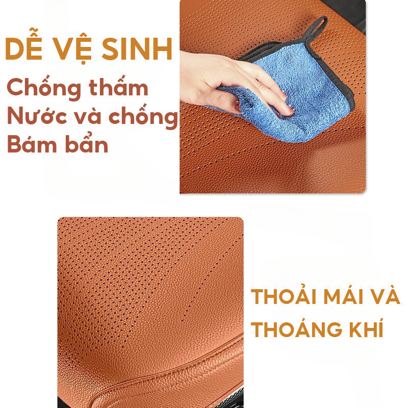 Đệm Ghế Ô Tô Da PU, bọc ghế ô tô bốn mùa, Thoáng Khí Cao Hồi Phục, ô tô bảo vệ nội thất, Phụ Kiện Nội Thất