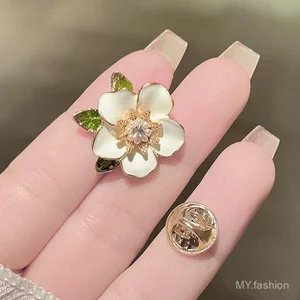 Trâm Cài Hoa Camellia Phong Cách Nhật Bản, Chống Chói - Phụ KiệnCorsage Sang Trọng