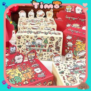 Hộp Quà Noel Mini Đựng Gift Giáng Sinh Họa Tiết Đáng Yêu Timo GQ68