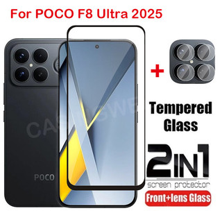 Bảo Vệ Màn Hình Cho Poco F8 Ultra Pro 4G 5G 2025 Full Cover Kính Cường Lực Trong Suốt HD Bảo Vệ Chống Trầy Xước Phim