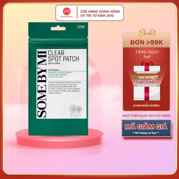 [MẪU MỚI] Miếng dán mụn Some By Mi Clear Spot Patch miếng dán somebymi chính hãng Hàn Quốc 18 miếng