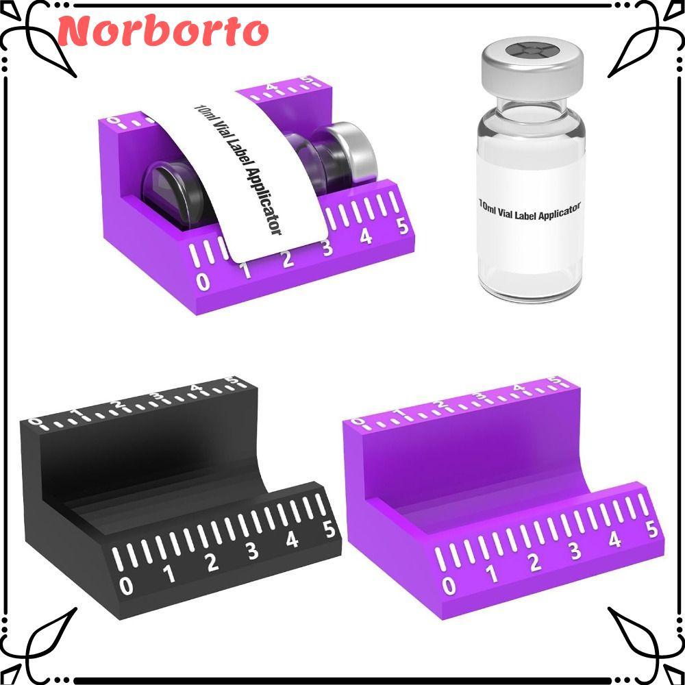 Dụng cụ bôi nhãn lọ NORBORTO, Công cụ căn chỉnh nhãn dán dễ dàng 3ml / 10ml, In ứng dụng chính xác Công cụ ghi nhãn tiết kiệm thời gian có thể tái sử dụng Tổ chức tại nhà