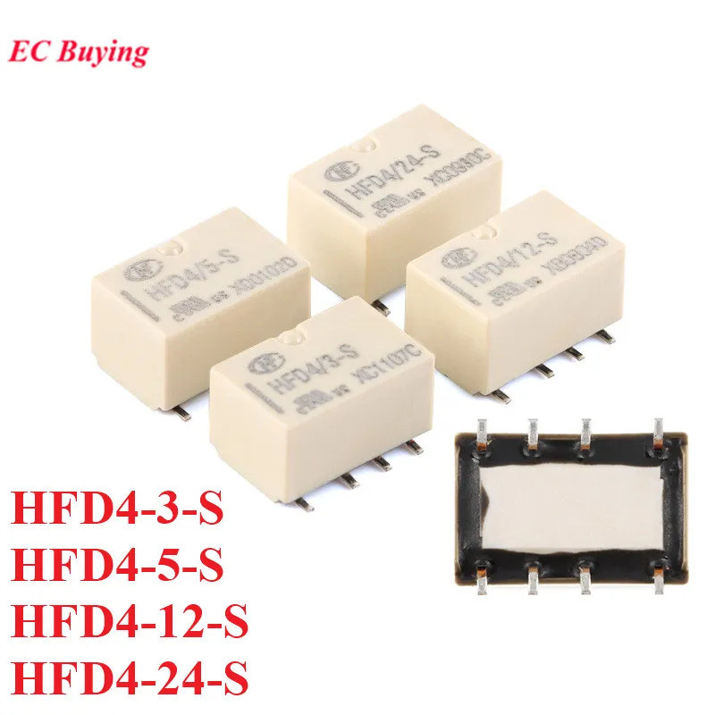 EC buying 5 Cái / 1 Rơ Le Tín Hiệu HFD4 HFD4-3-S 3VDC HFD4-5-S 5VDC ...