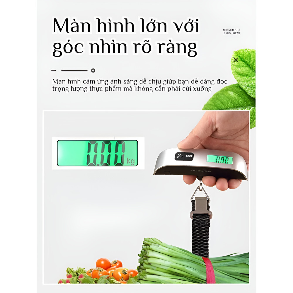 ✨🔥Giá sốc🔥Cân hành lý treo nhẹ dễ dàng di chuyển/Cân cầm tay/Cân điện tử gắn móc/Cân hành lý xách tay 50KG/Cân cầm tay gia đình/Cân cầm tay có cán dày