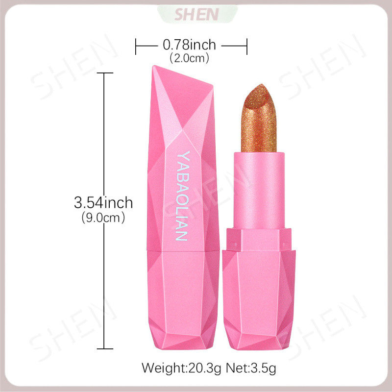 Son môi đổi màu vàng lấp lánh đầy màu sắc ngọc trai Gilt Bright Shining Ni