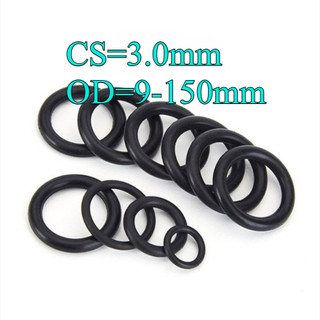 Vòng niêm phong cao su CS3.0mm Vòng chữ O Vòng đệm dầu nitrile OD9-150mm, gioăng đen chống thấm nước và chịu nhiệt độ cao [JYD-ZZ-Z]