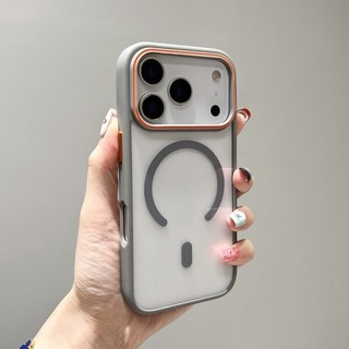 Sạc từ tính không dây sang trọng Vỏ acrylic trong suốt cho iPhone 17 Pro Max 17 Air 16 Pro Max 15 Pro Max 14 Plus 13 Pro Max 12 11 Vỏ cứng chống sốc iPhone 17 Pro Max