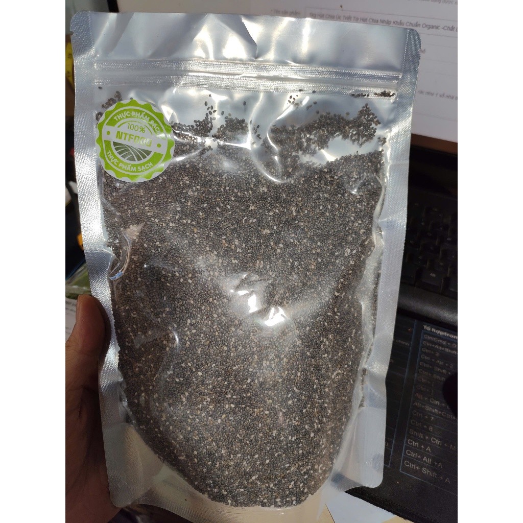 1kg Hạt Chia Úc Triết Từ Hạt Chia Nhập Khẩu Chuẩn Organic -Chất Lượng Sạch Đều Đẹp Ăn Kiêng