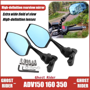 Gương chiếu hậu ống kính xanh góc rộng cho HONDA ADV350 / ADV160 – Gương chiếu hậu chống chói để sửa đổi ADV150