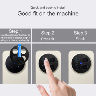 Miếng dán camera Vivo X300 Ultra / X300S / X200 Pro Mini / X100 5G Vòng kim loại bảo vệ ống kính