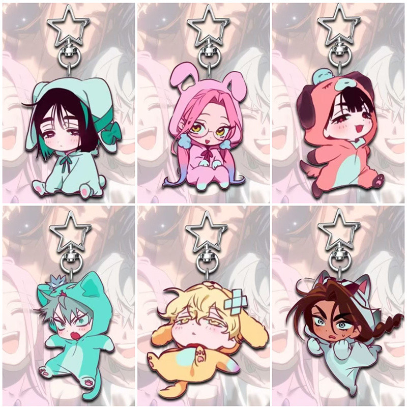 Anime Mới ALIEN STAGE Acrylic Móc Khóa Mặt Dây Chuyền Móc Chìa Khóa Ô Tô Acrylic Đứng MIZI SUA TILLL Người Hâm Mộ Quà Tặng cosplay Phụ Kiện