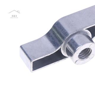 RO > 1 Cánh Đai Ốc Giàn Kẹp Tay Cầm Phần Nhôm Mạ Kẽm M8 M12 Tay Cầm Màu Xám Đai Ốc Núm T-nut Cho Móc Nhẹ Mới