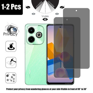 1-2 Chiếc Infinix Hot 40i 4G Free Fire Kính cường lực chống nhìn trộm Bảo vệ màn hình riêng tư cho Infinix Hot 60 60i 50i 40 50 Pro Free Fire 4G Phim chống gián điệp