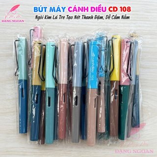 Bút Máy Luyện Chữ Đẹp Cánh Diều CD 108 - Ngòi Kim Lá Tre Tạo Nét Thanh Đậm, Dễ Cầm Nắm